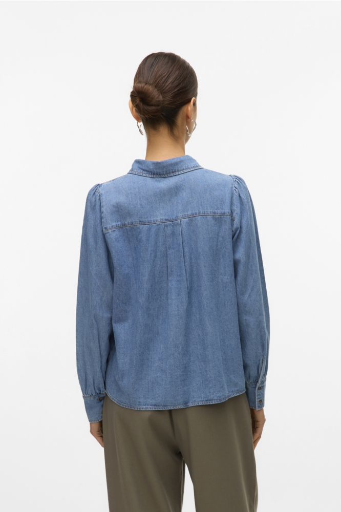 VMTOLLA LS SHIRT YO371 10332453 Medium Blue Denim